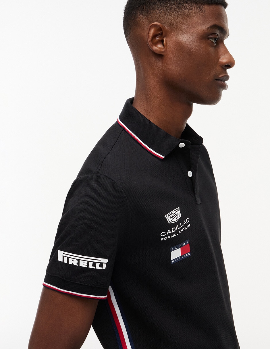 Playera tipo polo Tmmy Hilfiger Cadillac Formula 1 Team para hombre 2