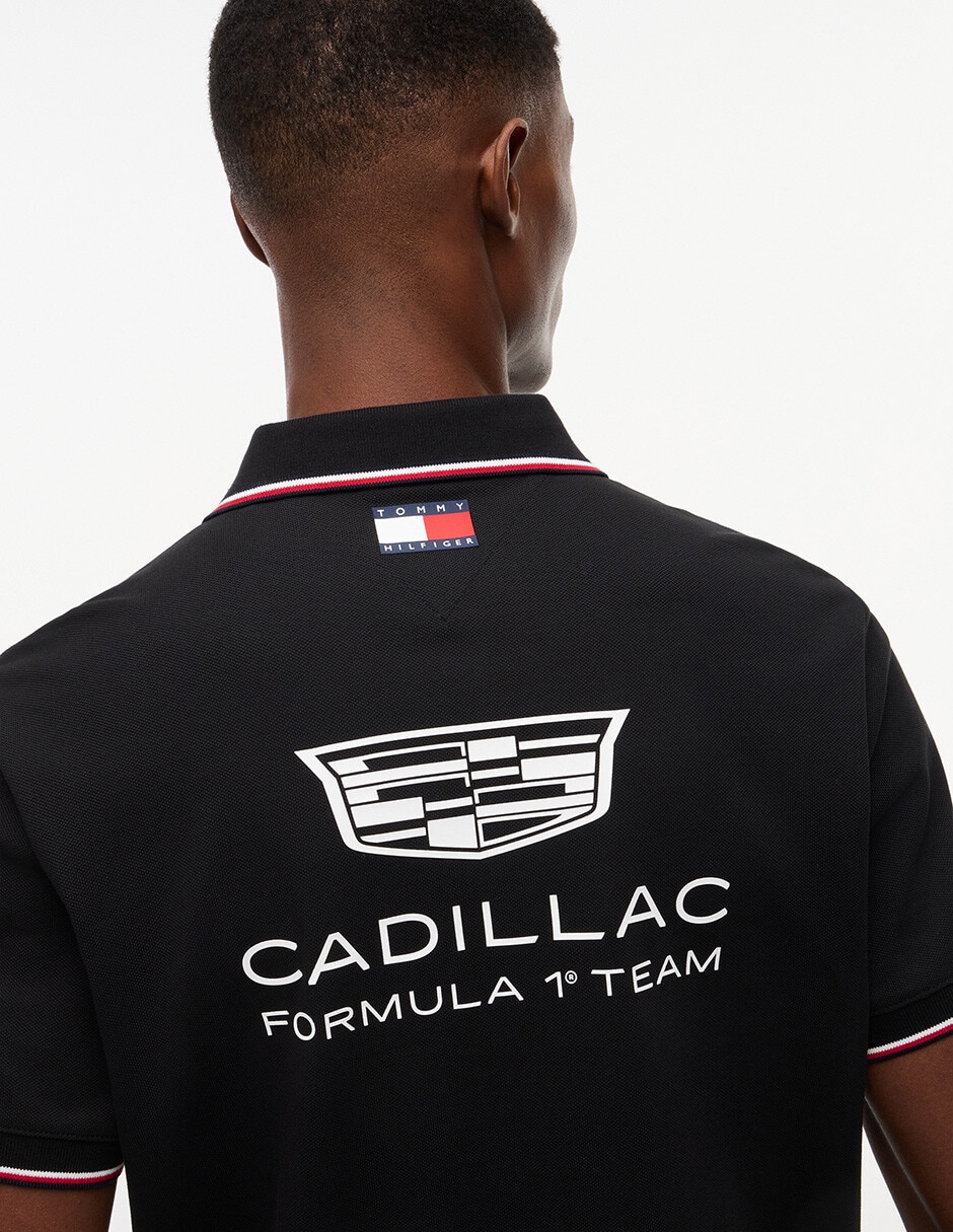 Playera tipo polo Tmmy Hilfiger Cadillac Formula 1 Team para hombre 4