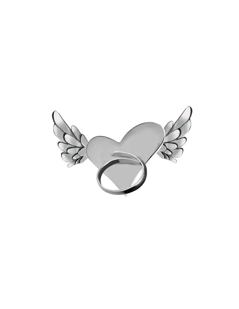 Anillo de corazón Enrique Garcia P 925 de plata esmaltado 2