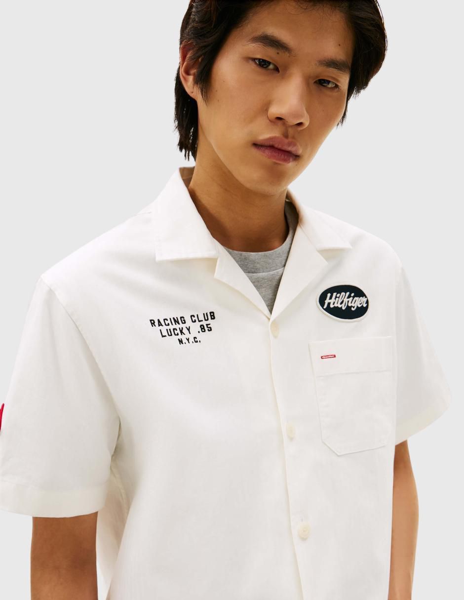 Camisa casual de algodón manga corta para hombre 4