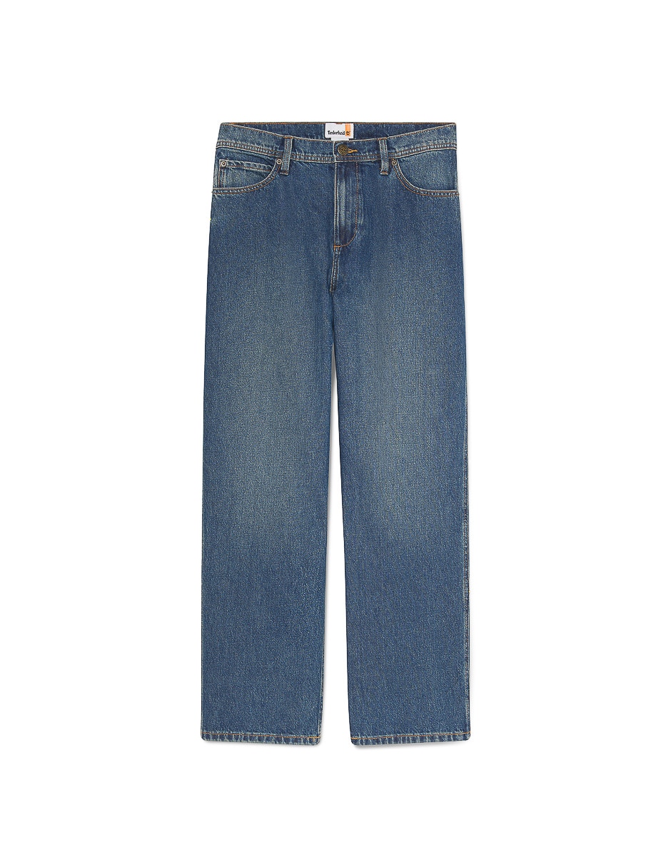 Pantalón regular de mezclilla para hombre 5