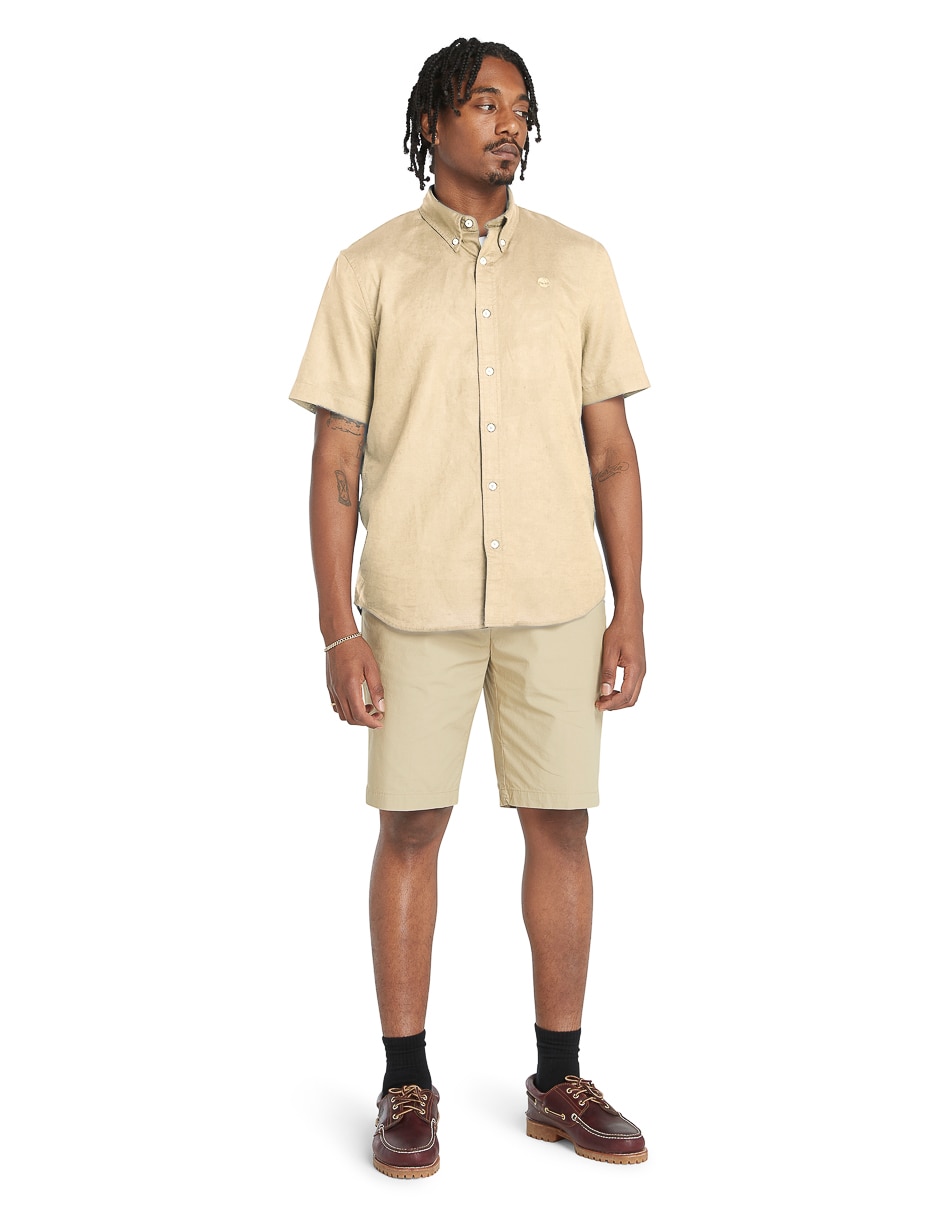 Camisa casual manga corta para hombre 4