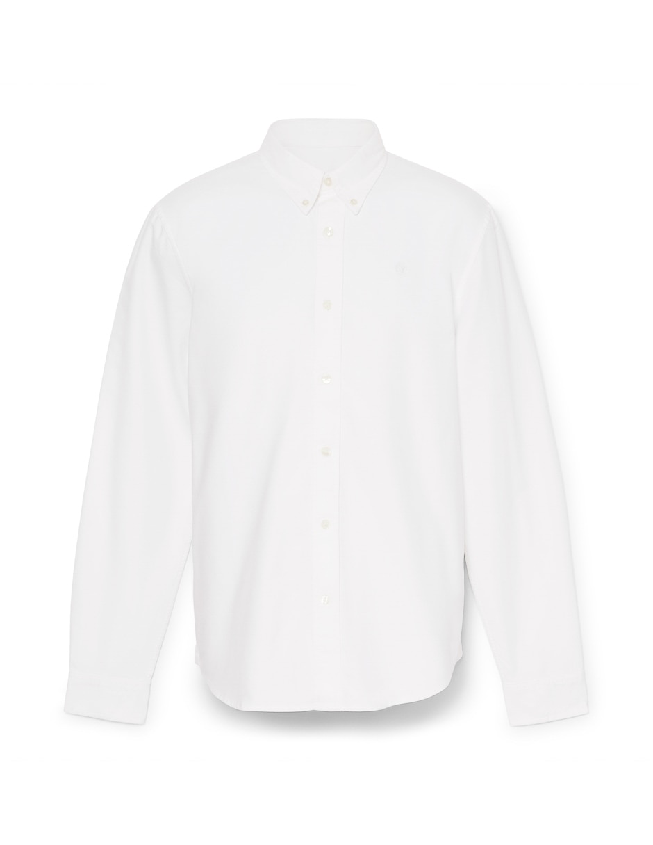 Camisa casual de algodón manga larga para hombre 2