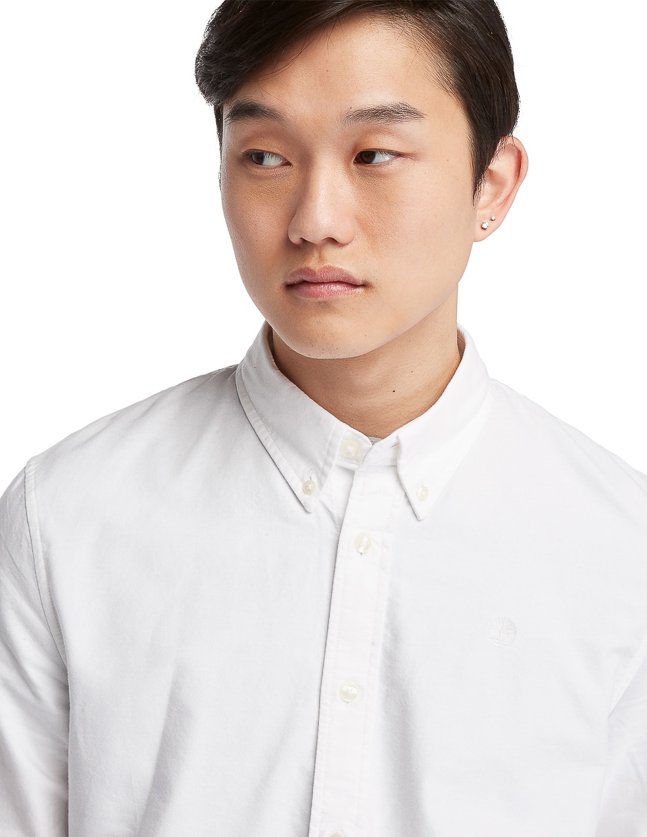 Camisa casual de algodón manga larga para hombre 3