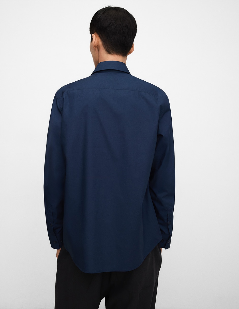 Camisa casual de algodón manga larga para hombre 3