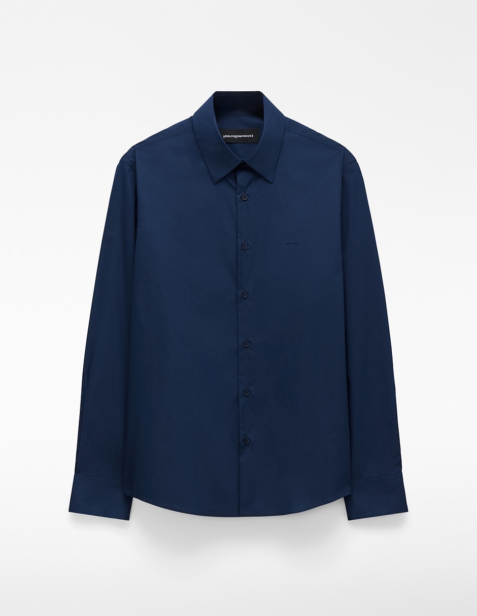 Camisa casual de algodón manga larga para hombre 5