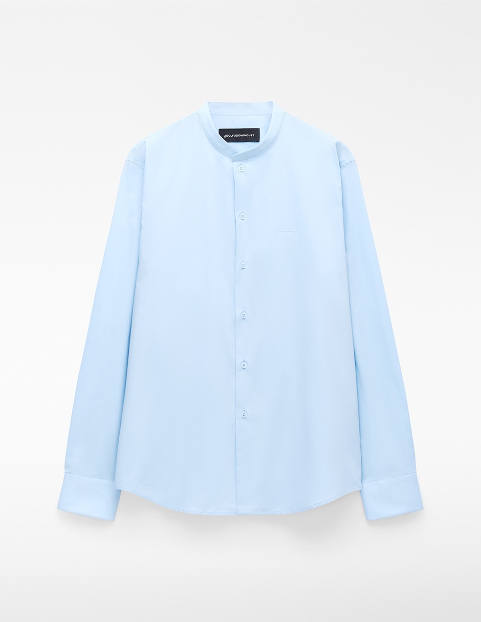 Camisa casual de algodón manga larga para hombre 5