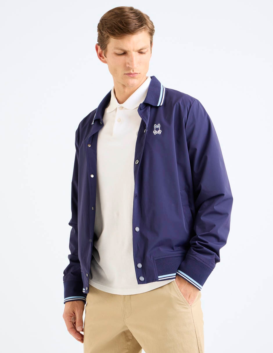 Chamarra bomber con bolsillos para hombre