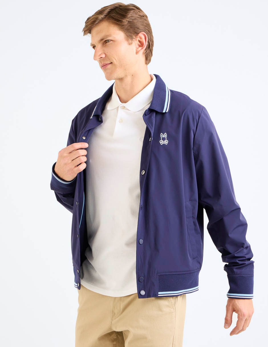Chamarra bomber con bolsillos para hombre 2