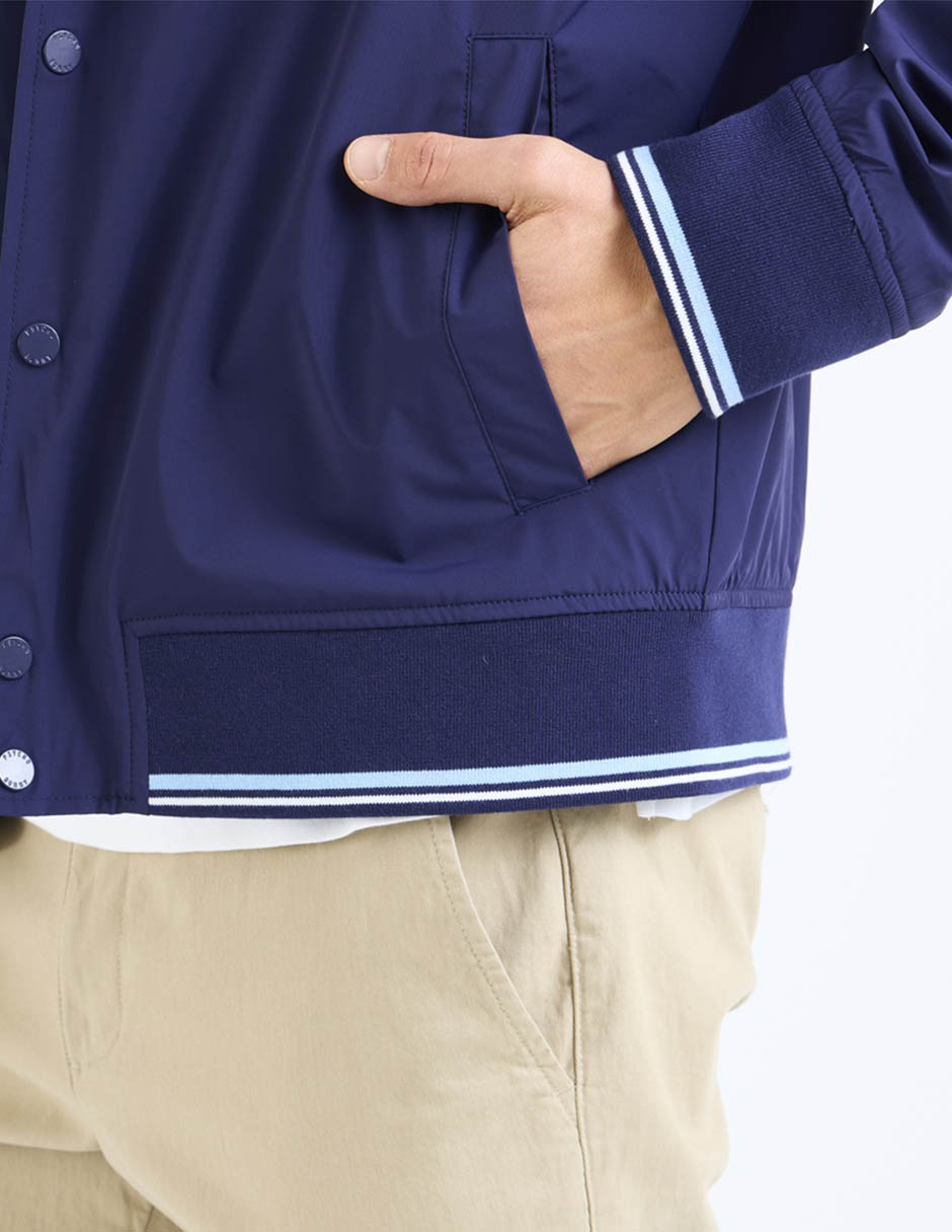 Chamarra bomber con bolsillos para hombre 5