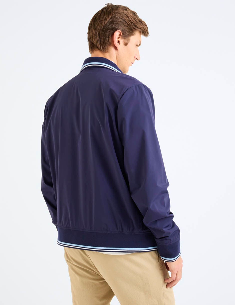Chamarra bomber con bolsillos para hombre 6