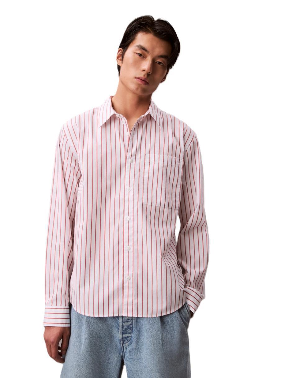 Camisa casual de algodón manga larga para hombre Camisa casual de algodón manga larga para hombre
