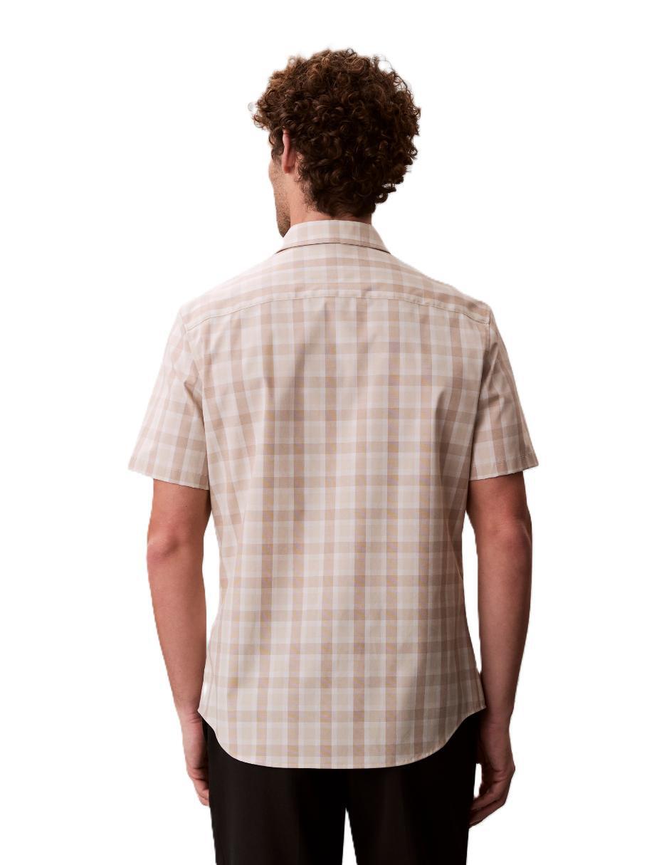 Camisa casual de algodón manga corta para hombre 2