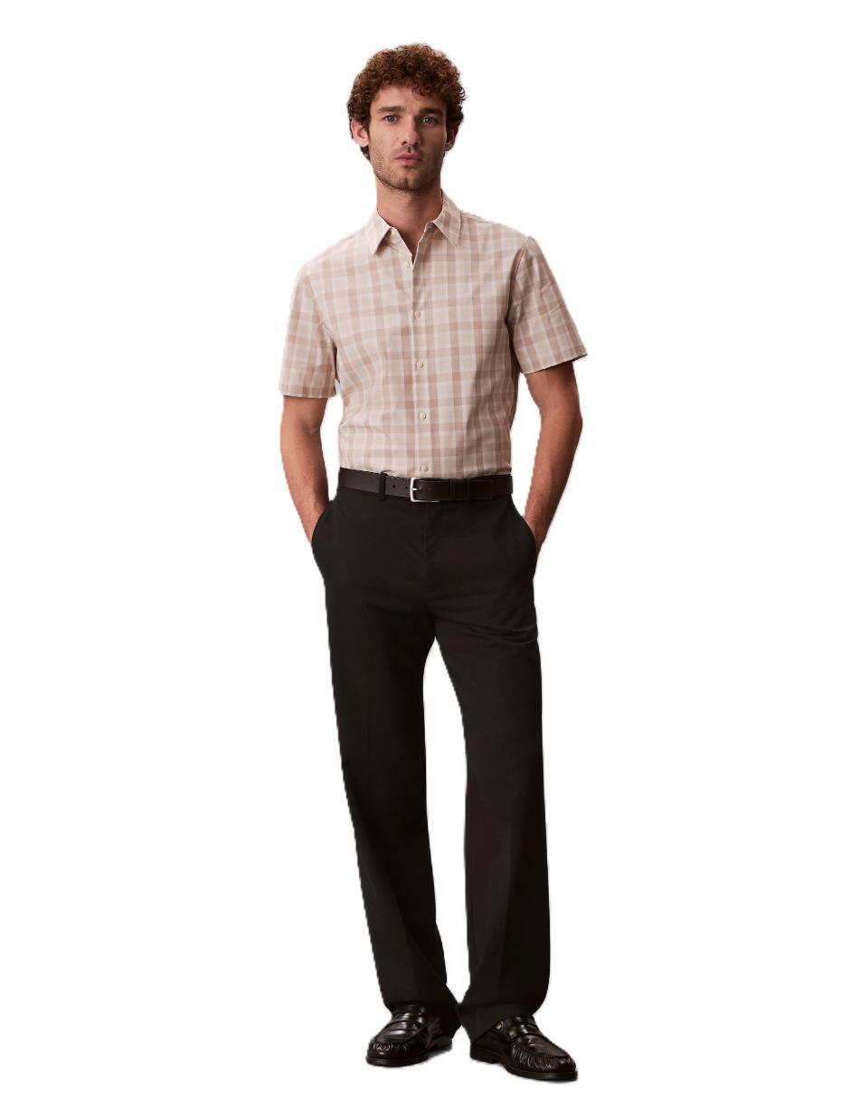 Camisa casual de algodón manga corta para hombre 3