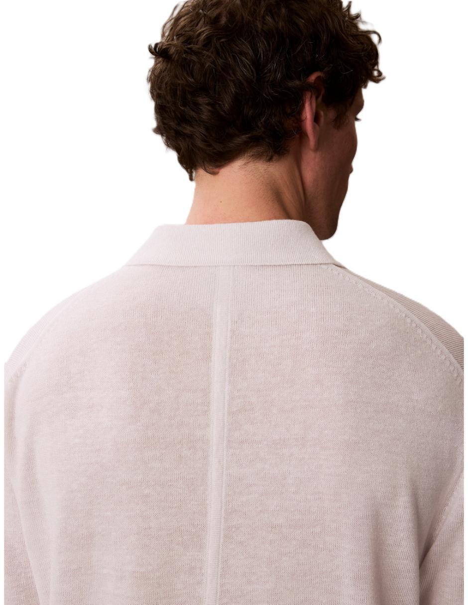 Playera tipo polo Linen para hombre 4