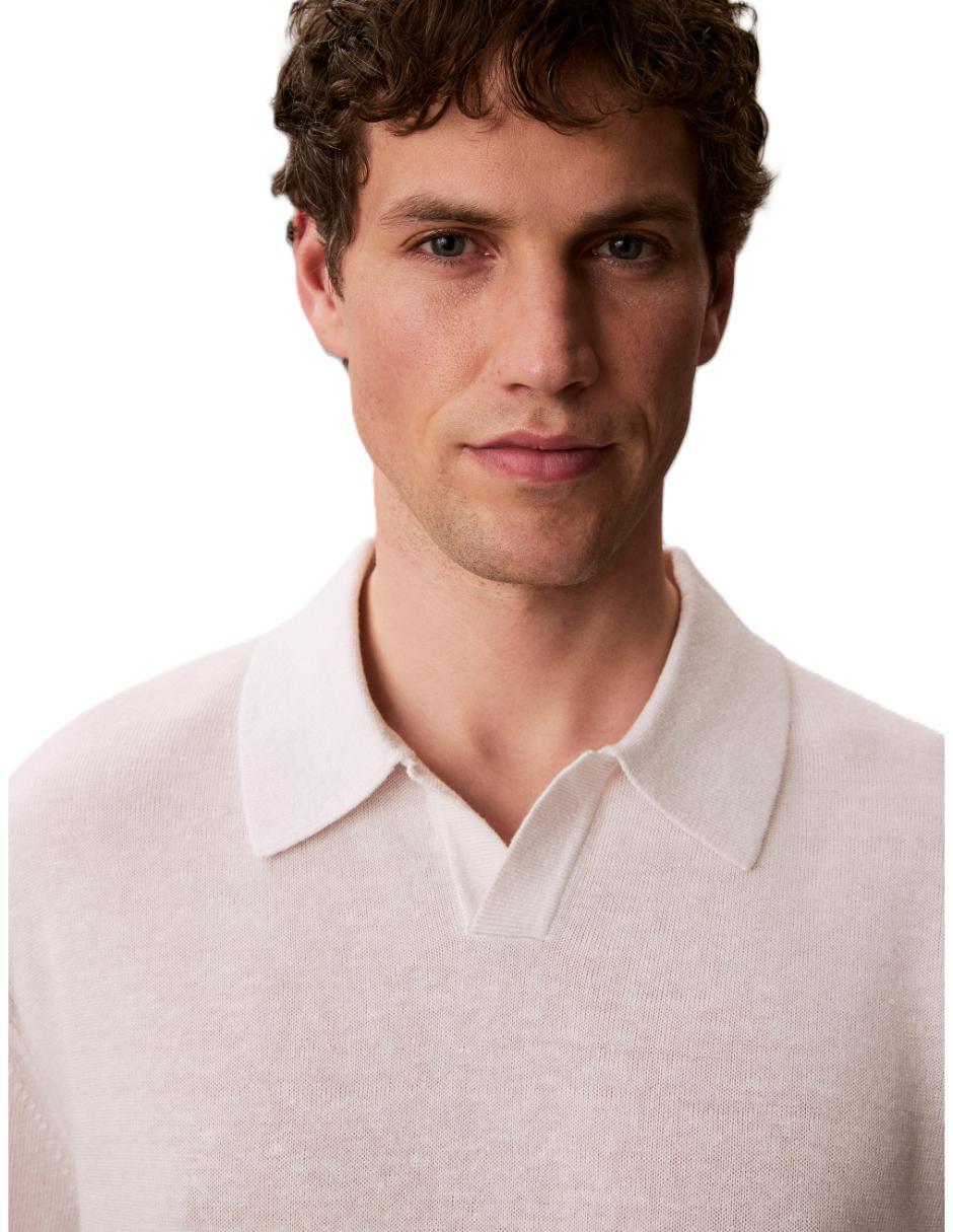 Playera tipo polo Linen para hombre 5