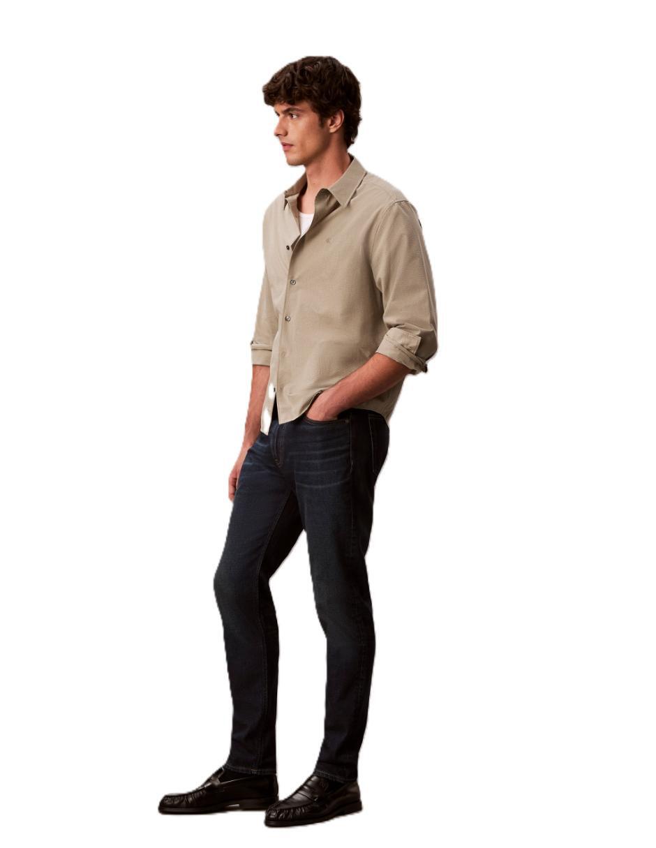 Jeans slim Calvin Klein lavado obscuro para hombre 2
