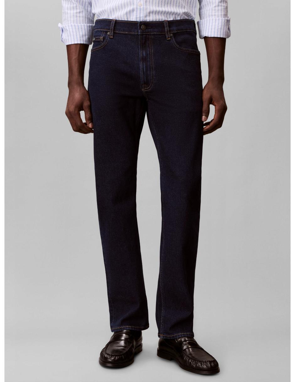 Jeans slim Calvin Klein lavado obscuro para hombre