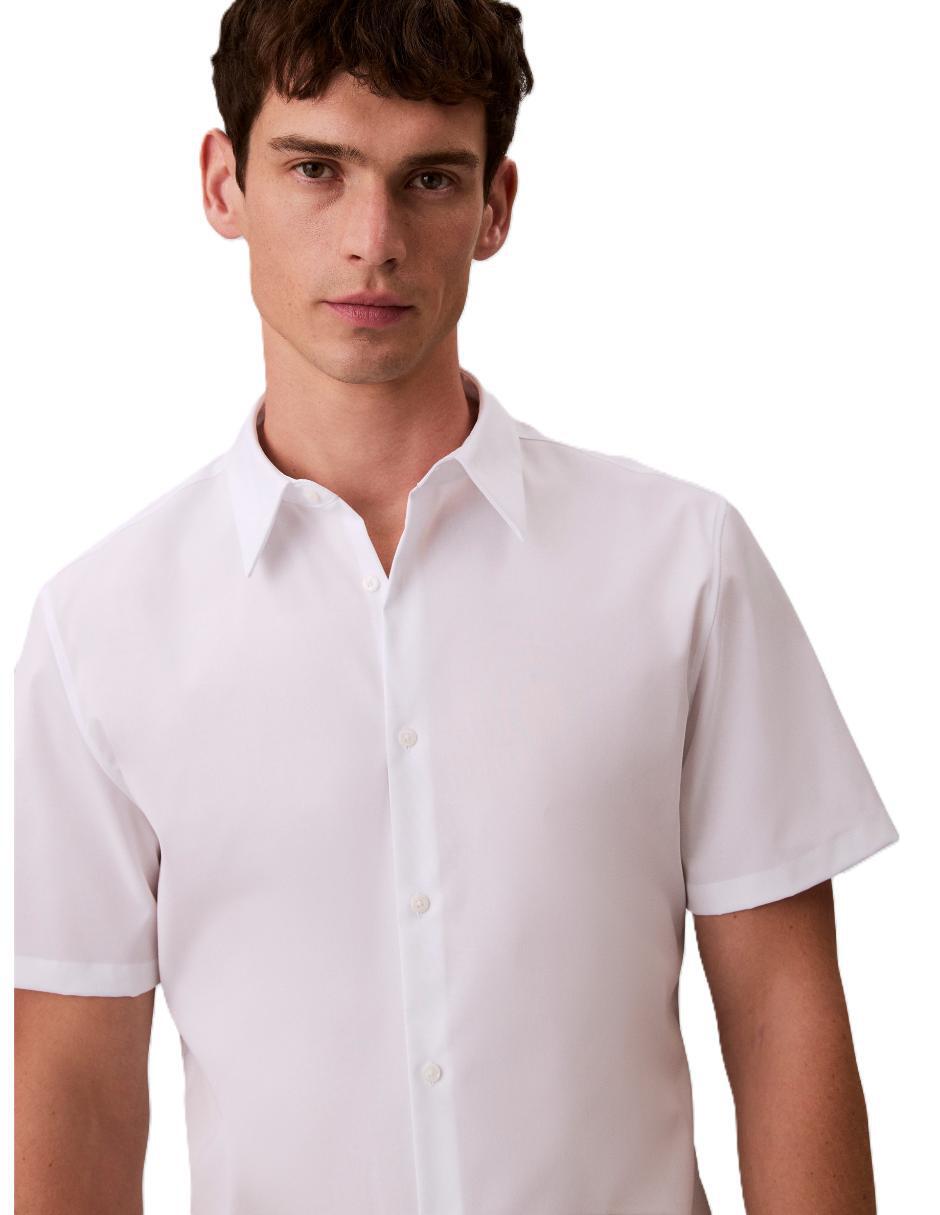 Camisa casual de algodón manga corta para hombre 2