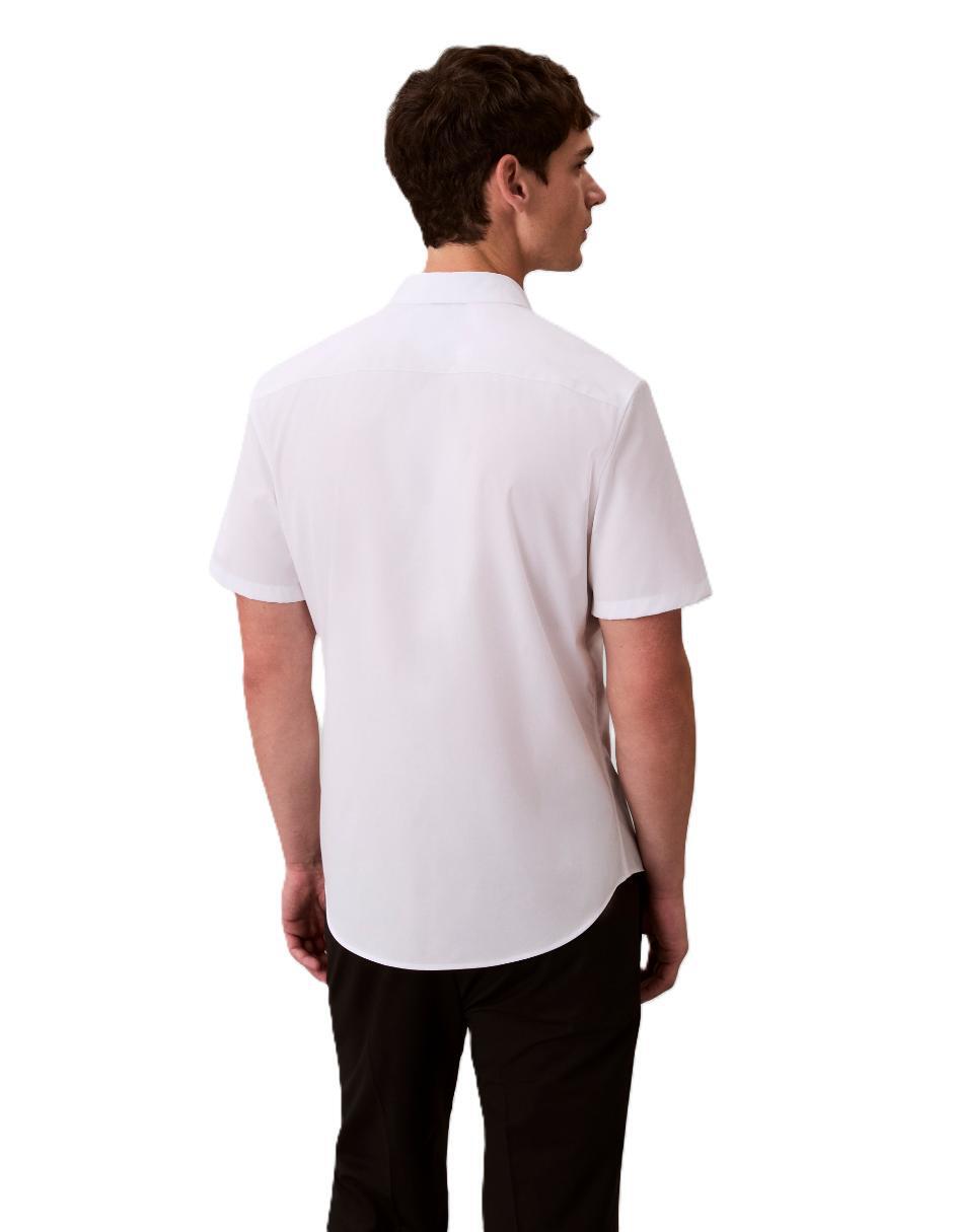 Camisa casual de algodón manga corta para hombre 4