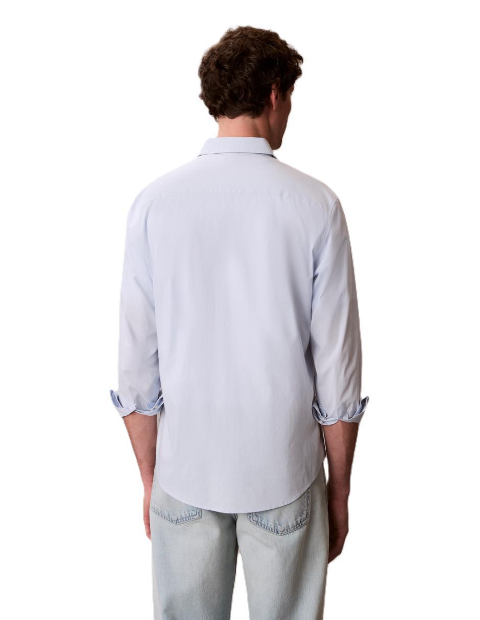 Camisa casual de algodón manga larga para hombre 2