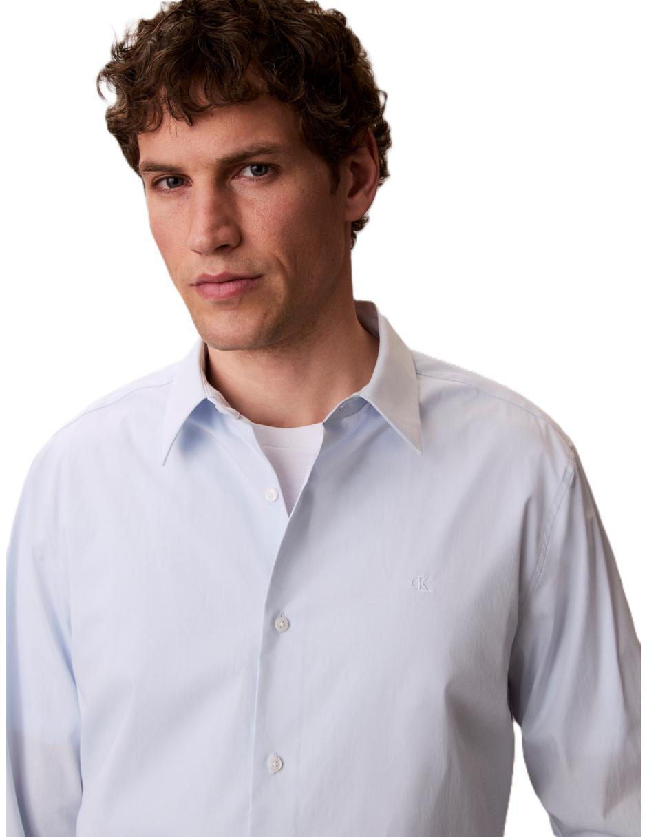 Camisa casual de algodón manga larga para hombre 4