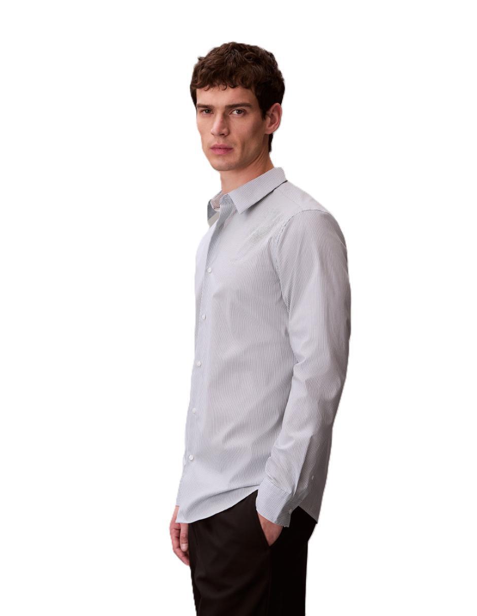 Camisa casual de algodón manga larga para hombre 2