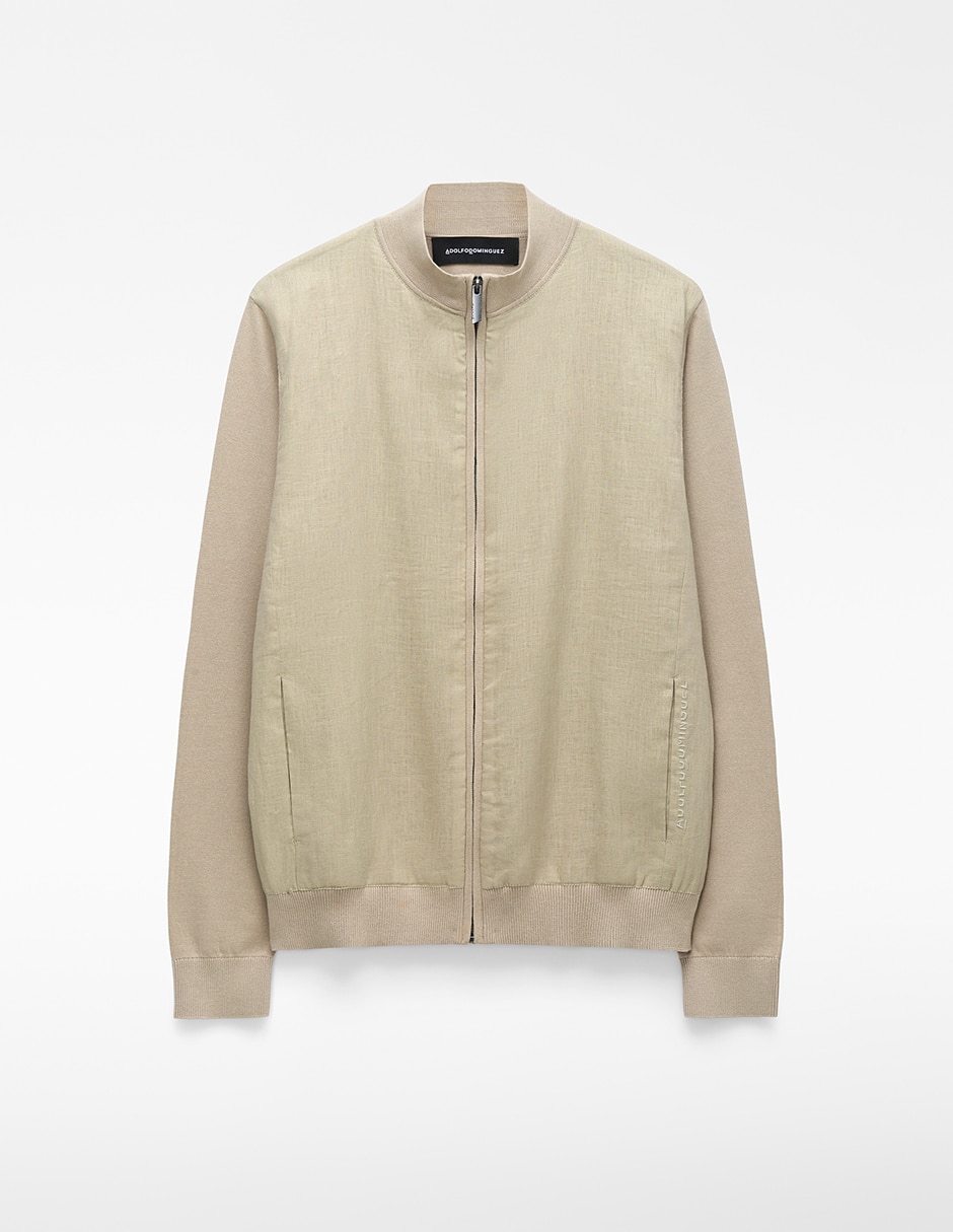Chamarra bomber con bolsillos para hombre 5