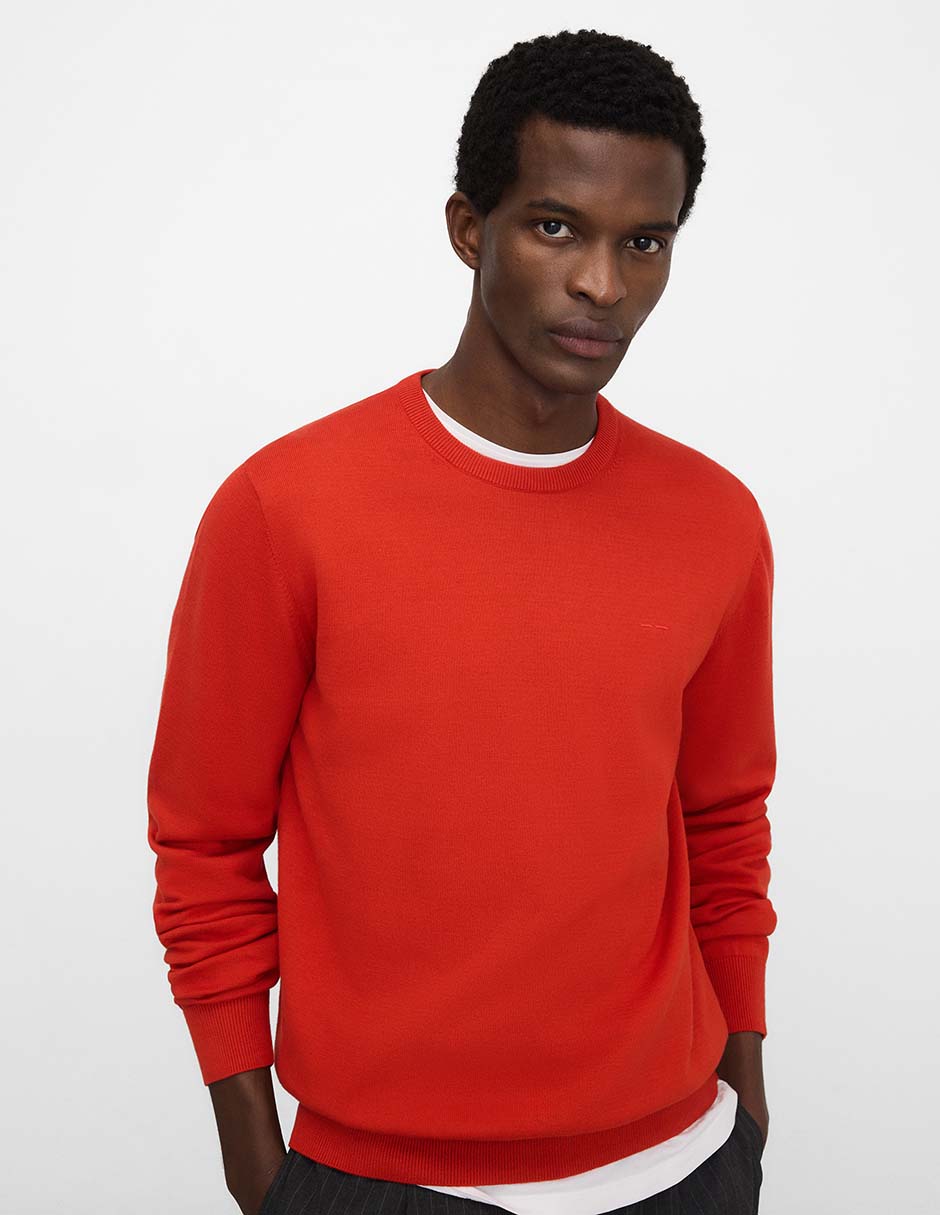 Suéter cuello redondo para hombre