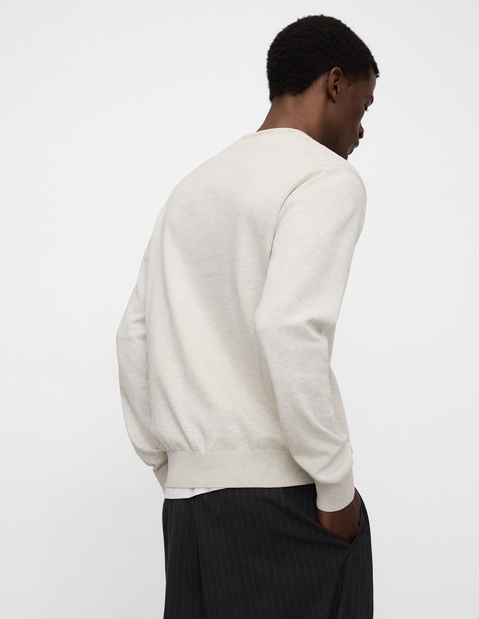 Suéter cuello redondo para hombre 2
