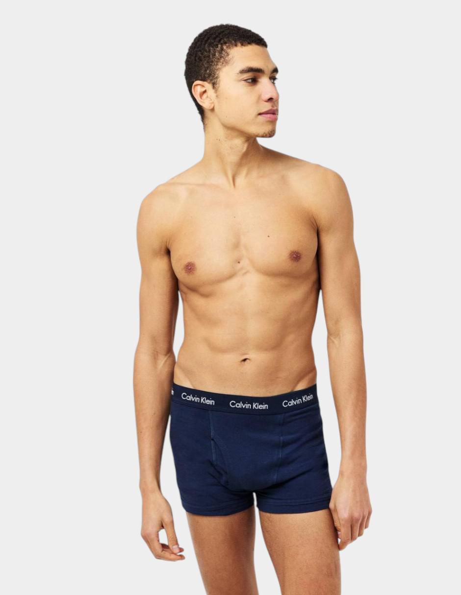 Set bóxer trunk de algodón para hombre 3 piezas 3