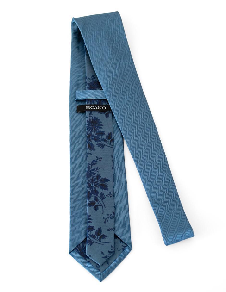 Corbata regular de seda estampado a rayas para hombre 3