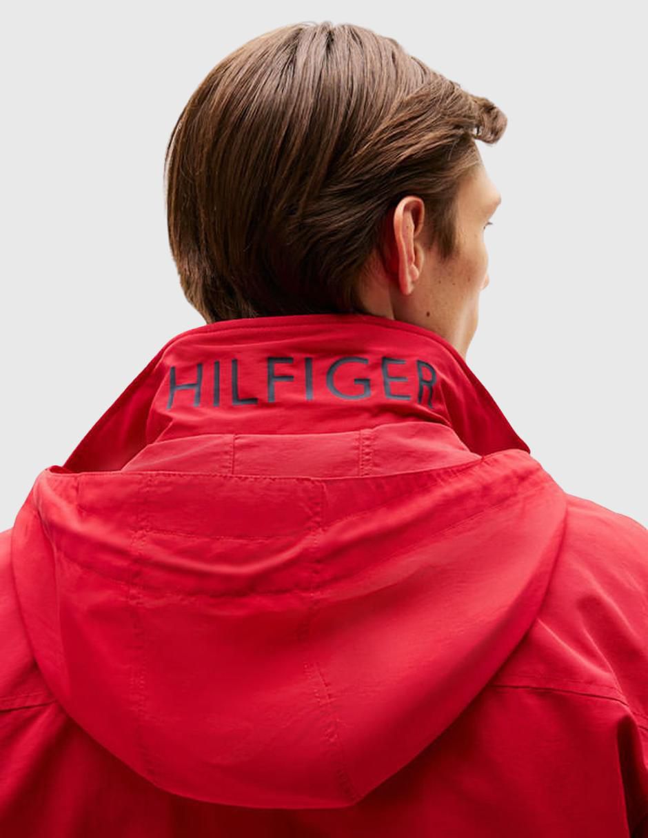 Chamarra harrington impermeable cuello desmontable para hombre 2