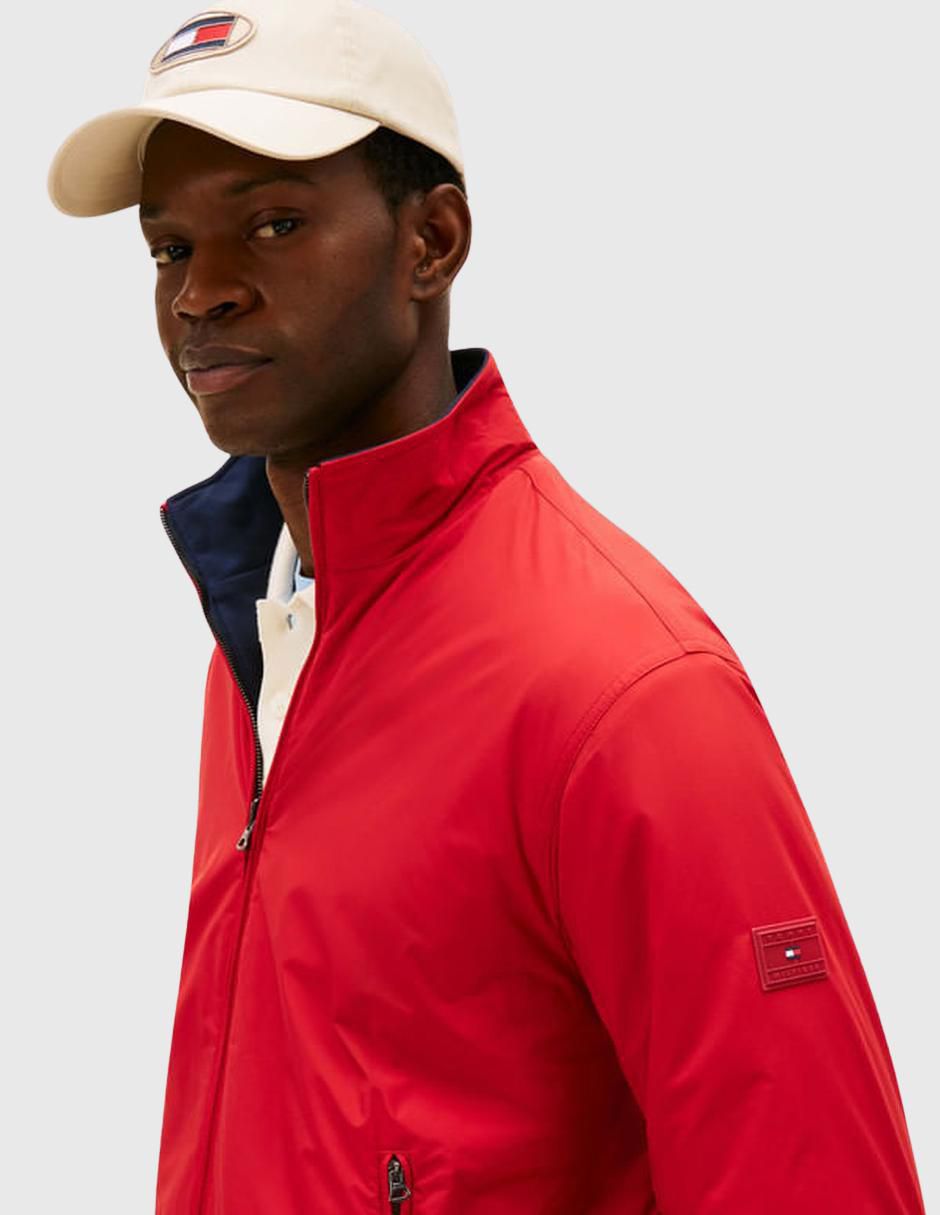 "chamarra" casual tommy hilfiger sin colección no "de" algodón y poliéster reversible "para hombre"