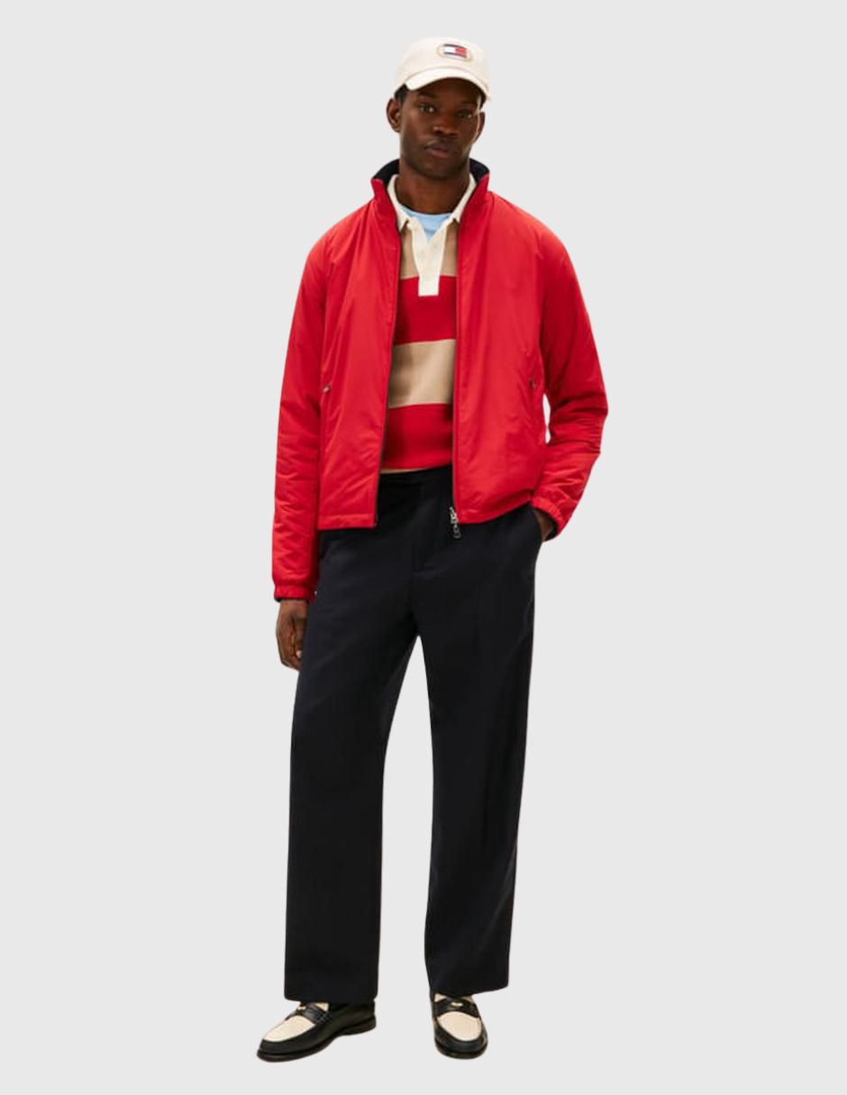 "chamarra" casual tommy hilfiger sin colección no "de" algodón y poliéster reversible "para hombre"