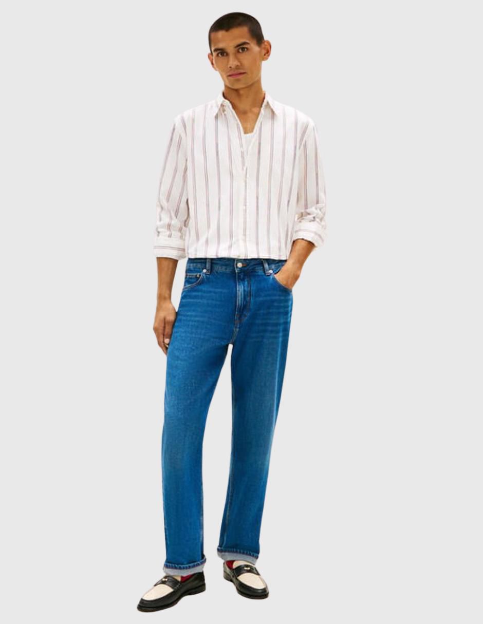 Camisa casual de algodón manga larga para hombre 2
