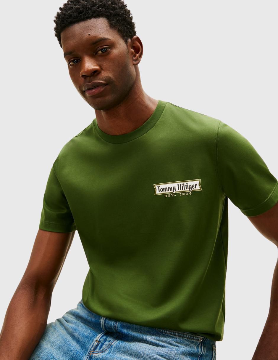 Playera cuello redondo para hombre