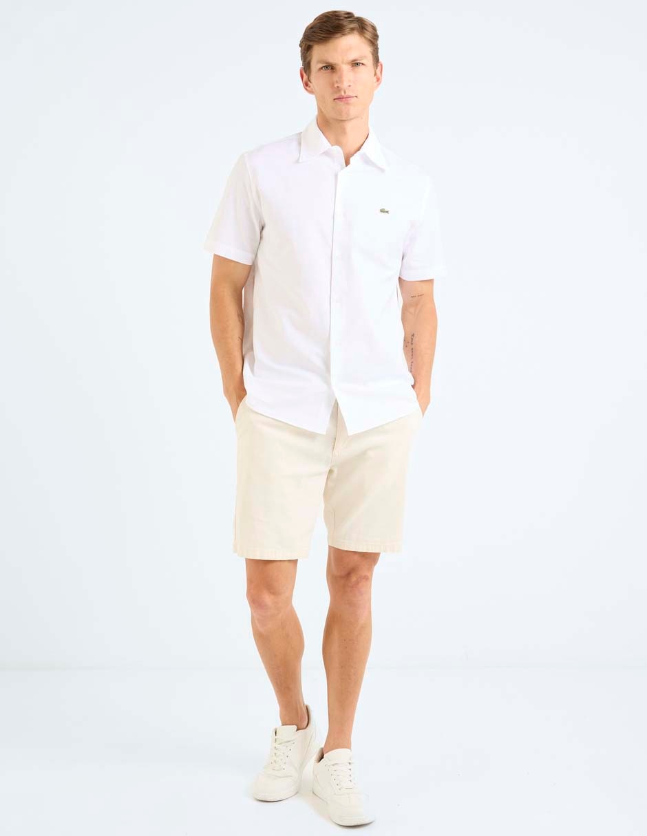 Camisa casual de algodón manga corta para hombre 3