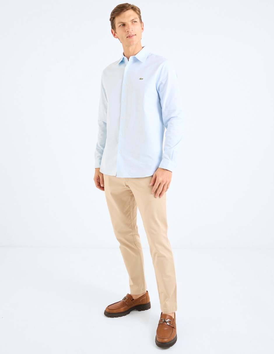 Camisa casual de algodón manga larga para hombre 3