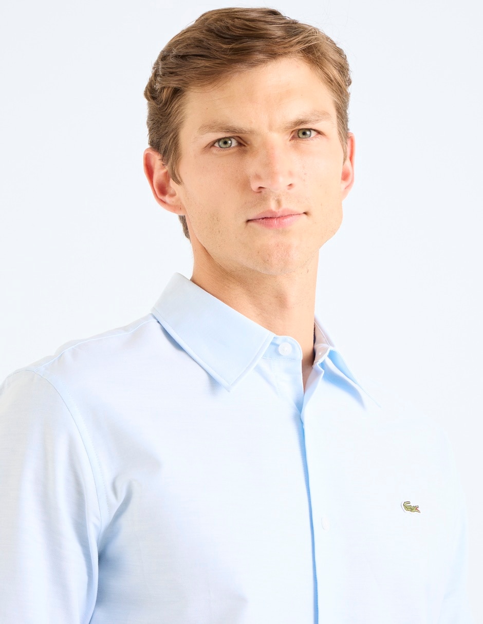 Camisa casual de algodón manga larga para hombre 4