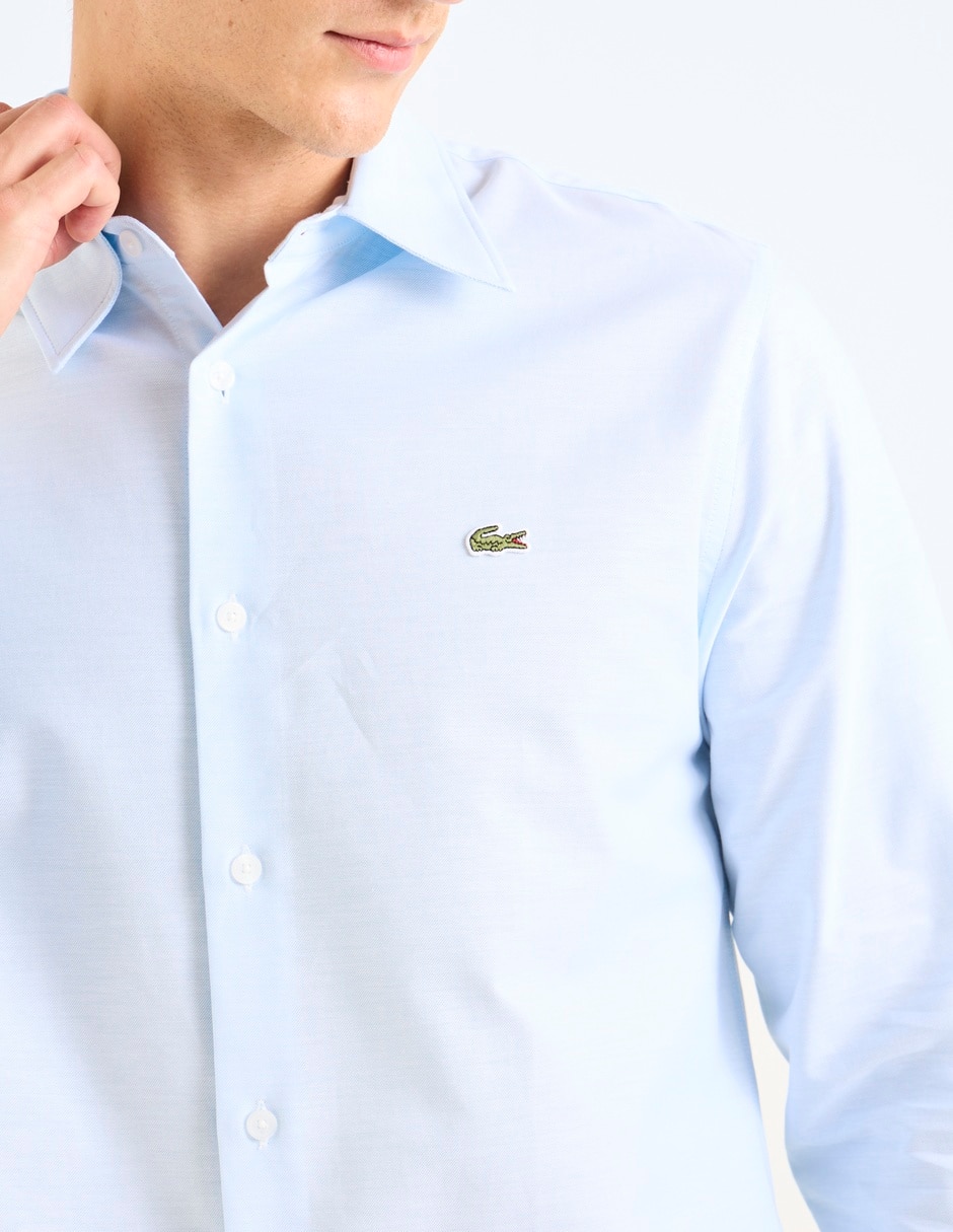 Camisa casual de algodón manga larga para hombre 5