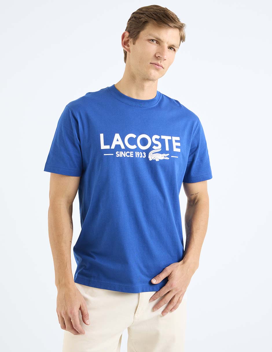 Playera cuello redondo para hombre