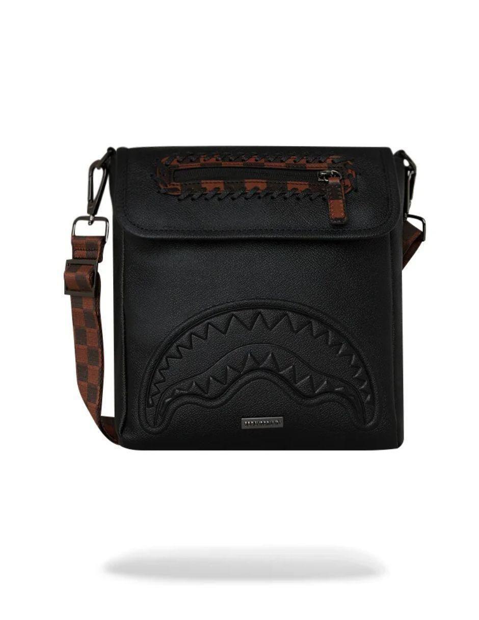 Bolsa messenger SS26 de piel unisex 1