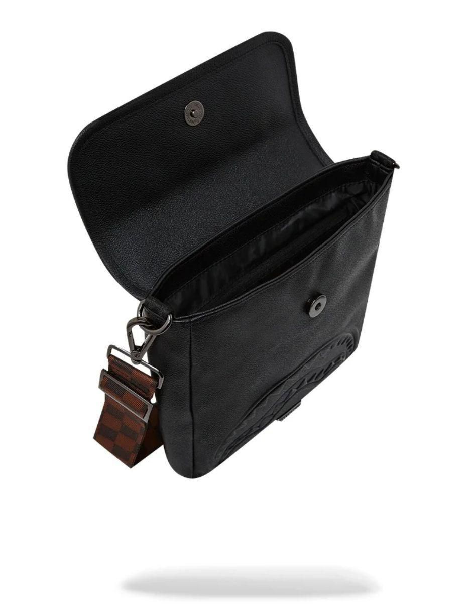 Bolsa messenger SS26 de piel unisex 4